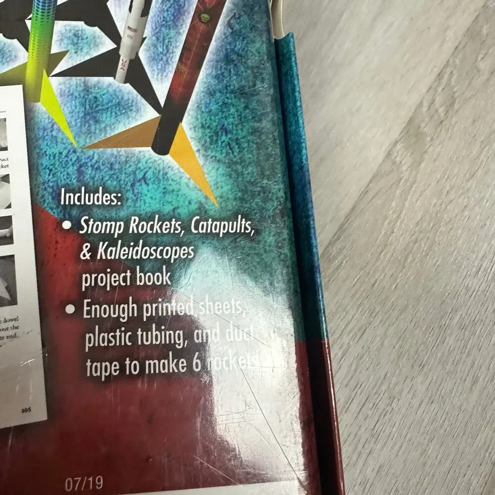 New Backyard Rockets Stomp Catapults Kaleidoscopes Book Build 6 Rockets